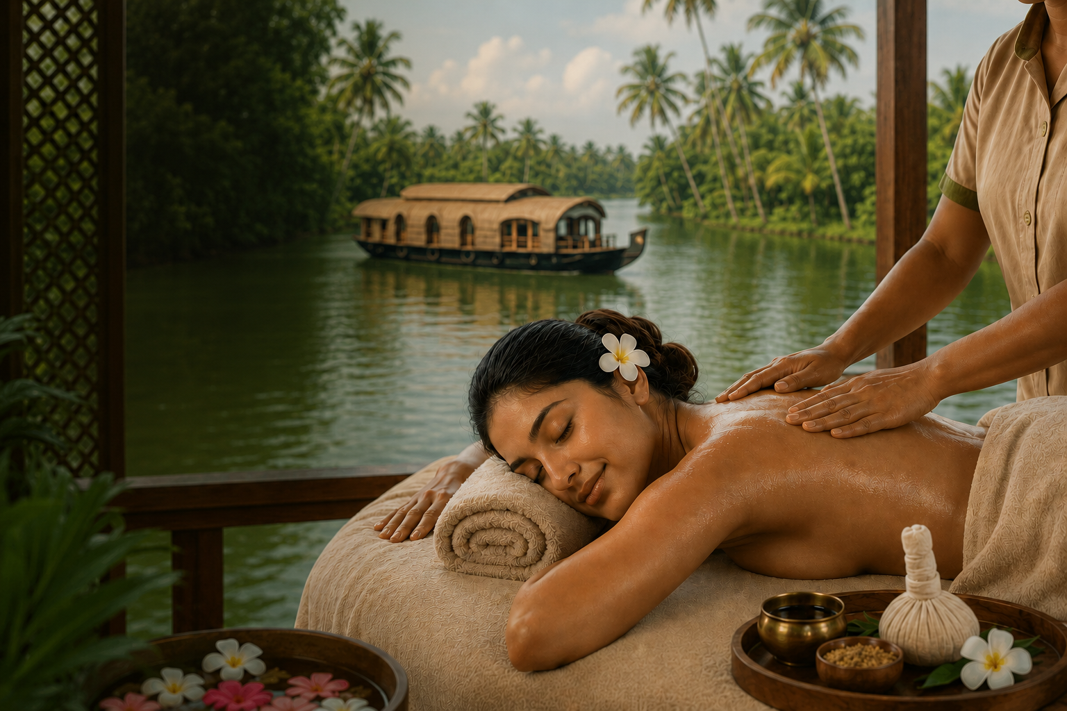 Wellness spa experience in Kerala