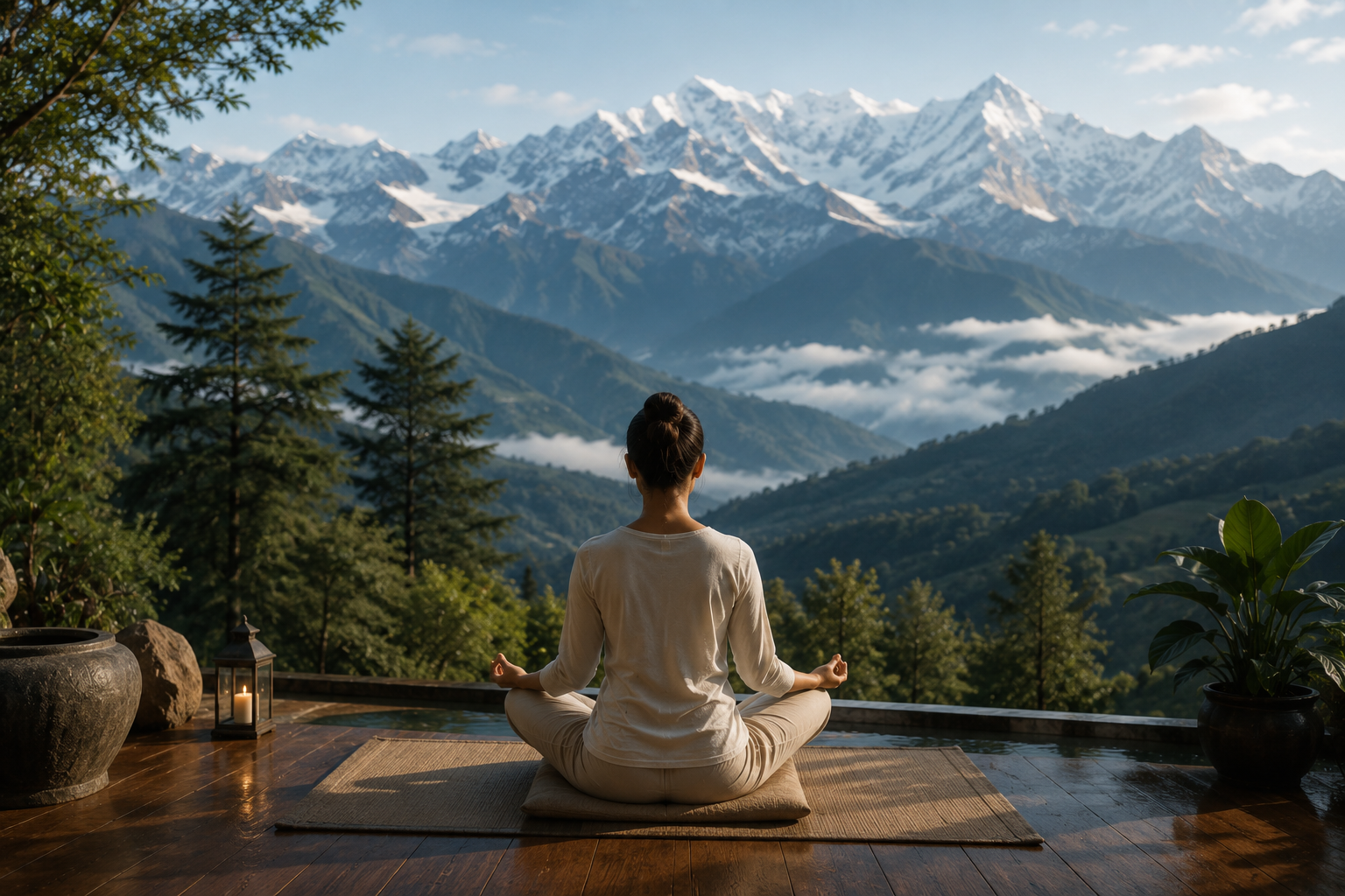 Himalaya meditation retreat