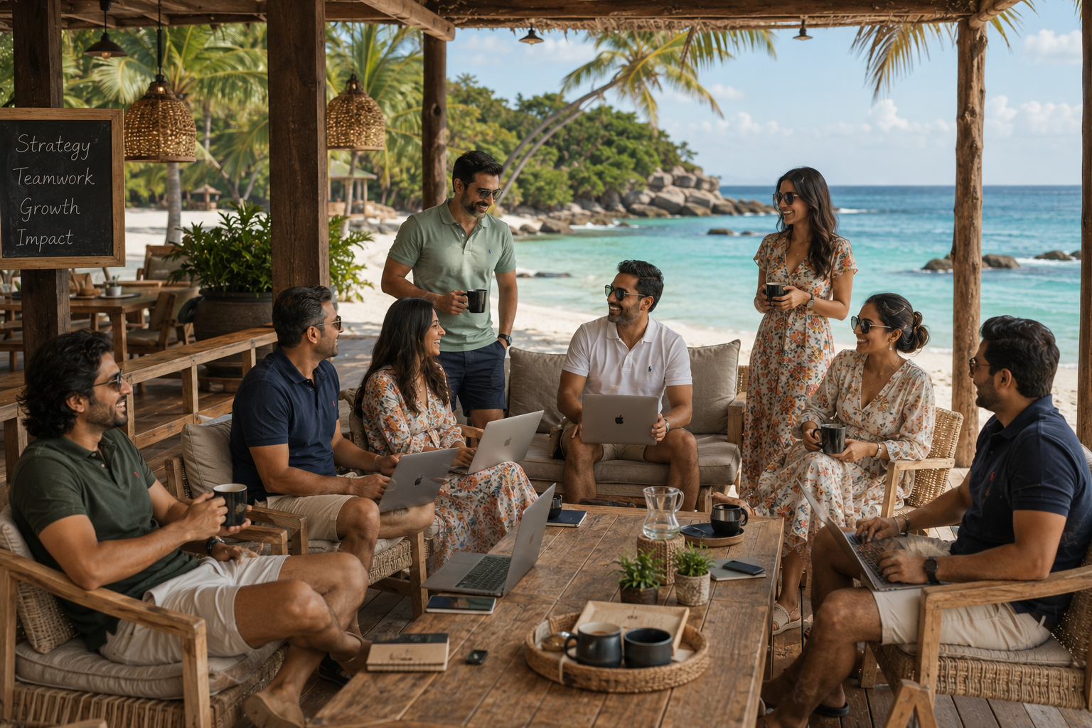 Beachfront strategy session